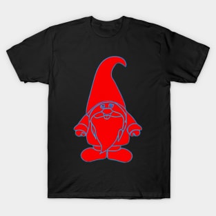 Red Neon Gnome T-Shirt